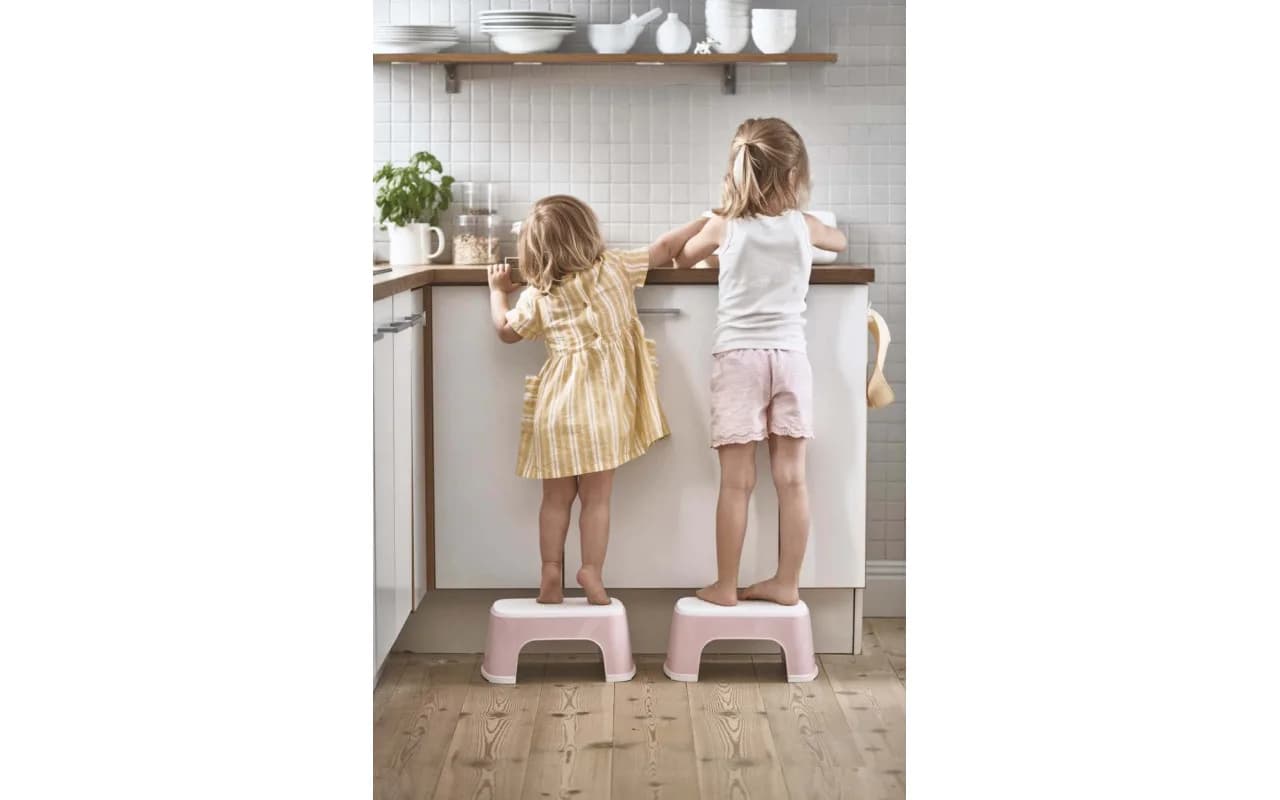 Підставка для ніг BabyBjorn Step Stool 2649 Powder Pink/White фото 2