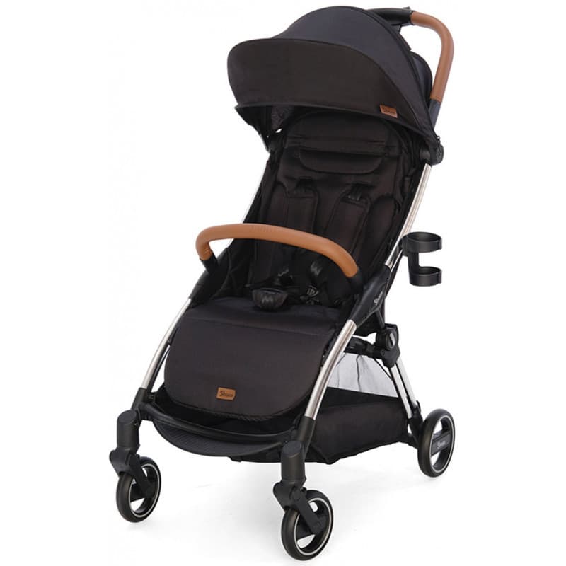 Коляска прогулянкова Shom Magical Flash 7518 Black on Silver