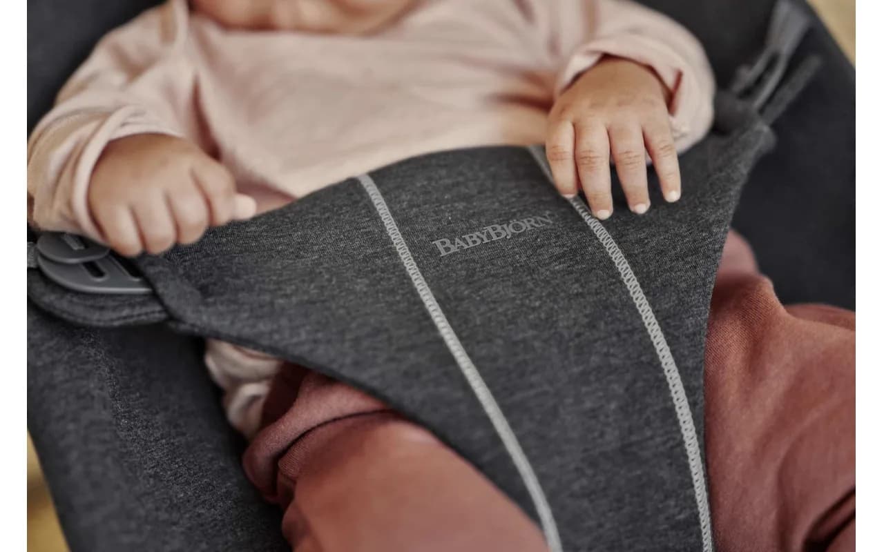 Шезлонг BabyBjorn Bouncer Bliss 3D Jersey 0761 Charcoal Grey фото 3
