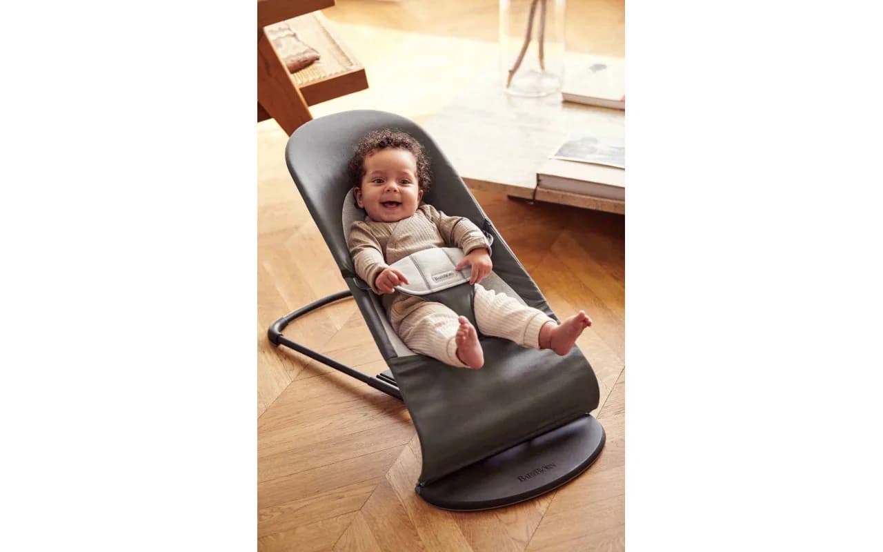 Шезлонг BabyBjorn Bouncer Balance Soft Cotton/Jersey 0847 Grey фото 2