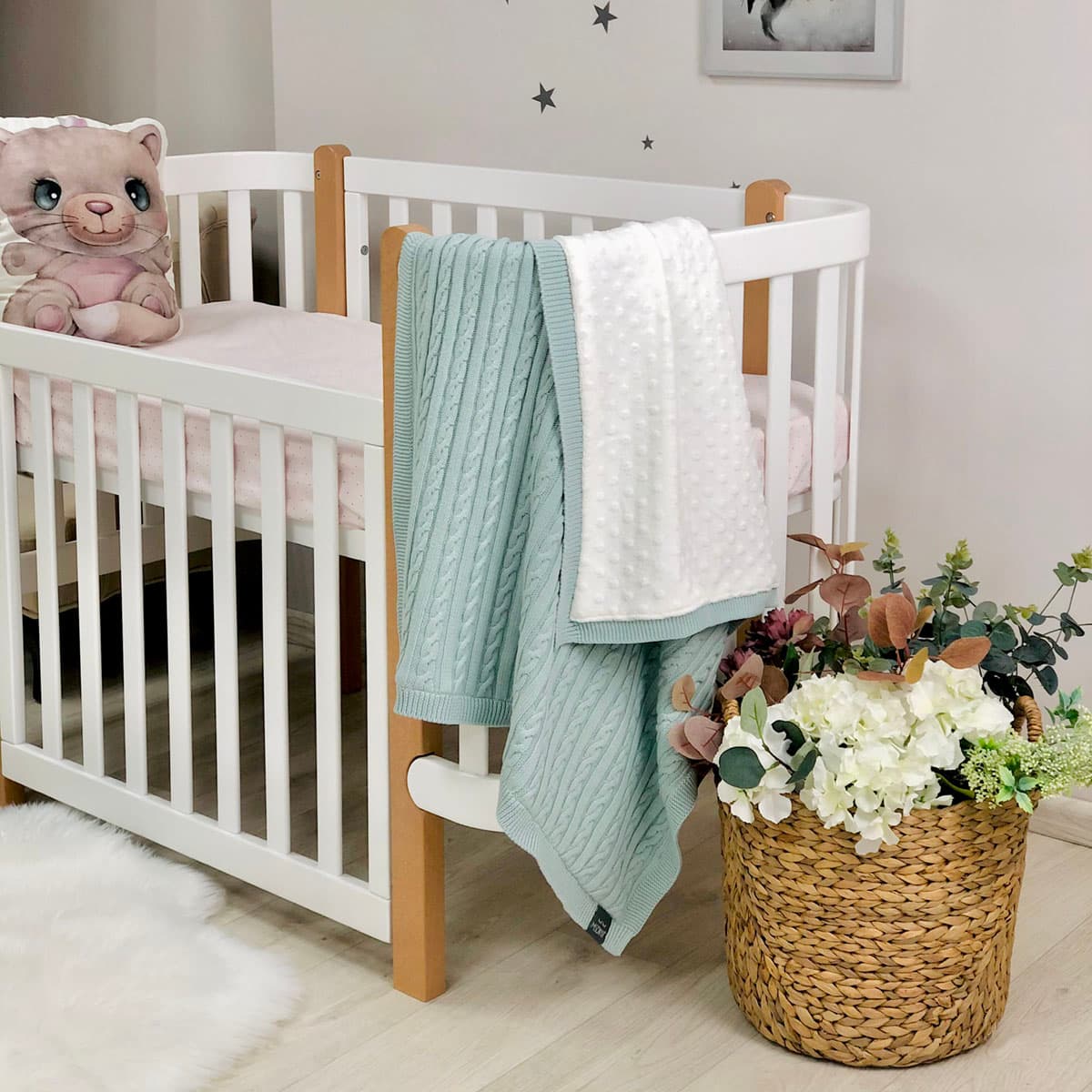 Плед в'язаний WellSoft Маленька Соня Коси 825247