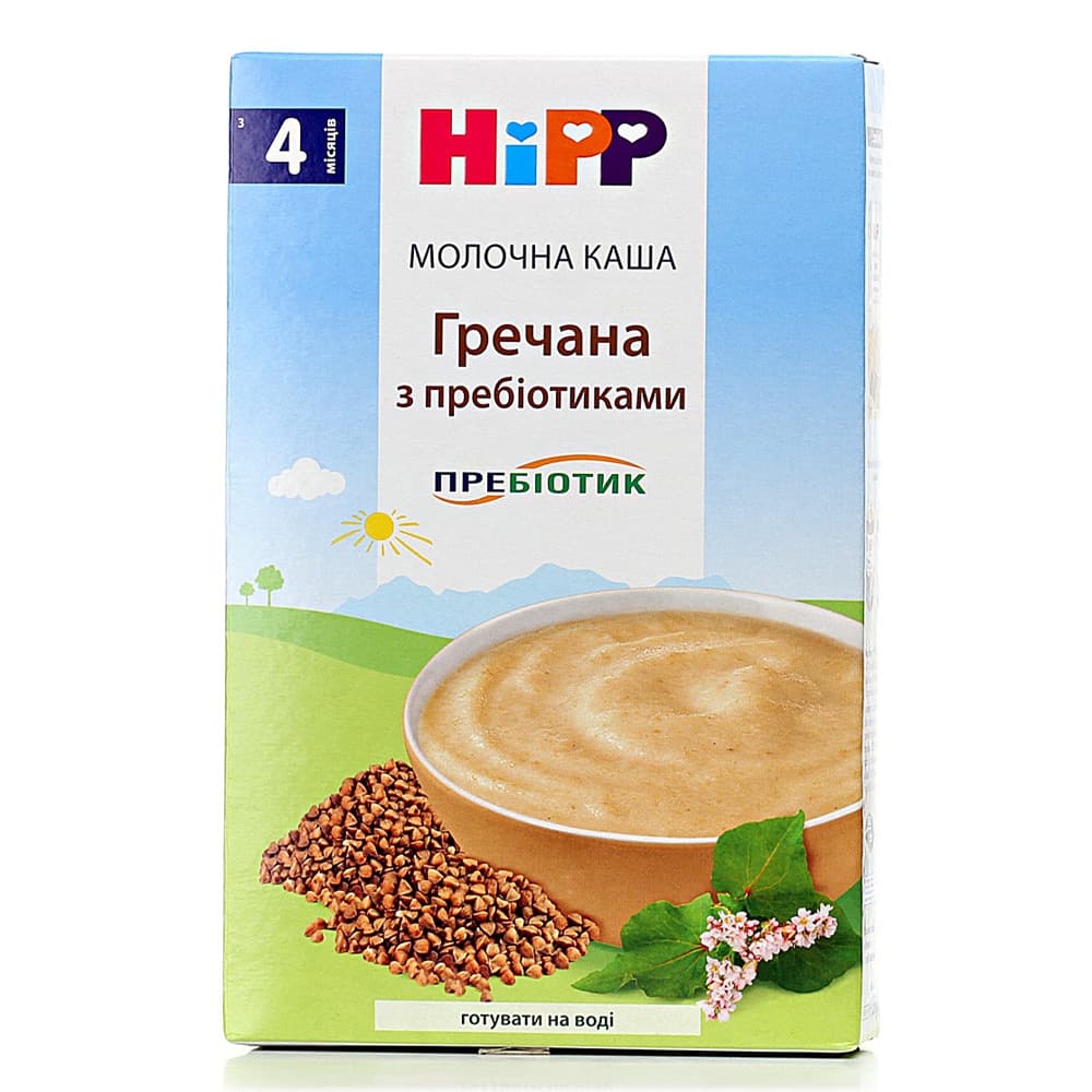 Каша молочна гречана з пребіотиками HIPP 250г 2917