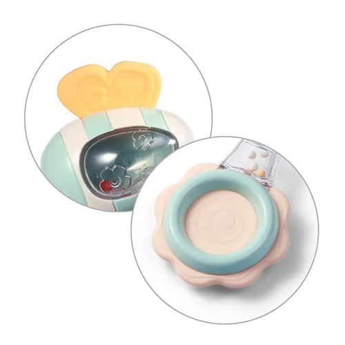 Брязкальце з прорізувачем BabyOno Гантелька 1591 фото 3