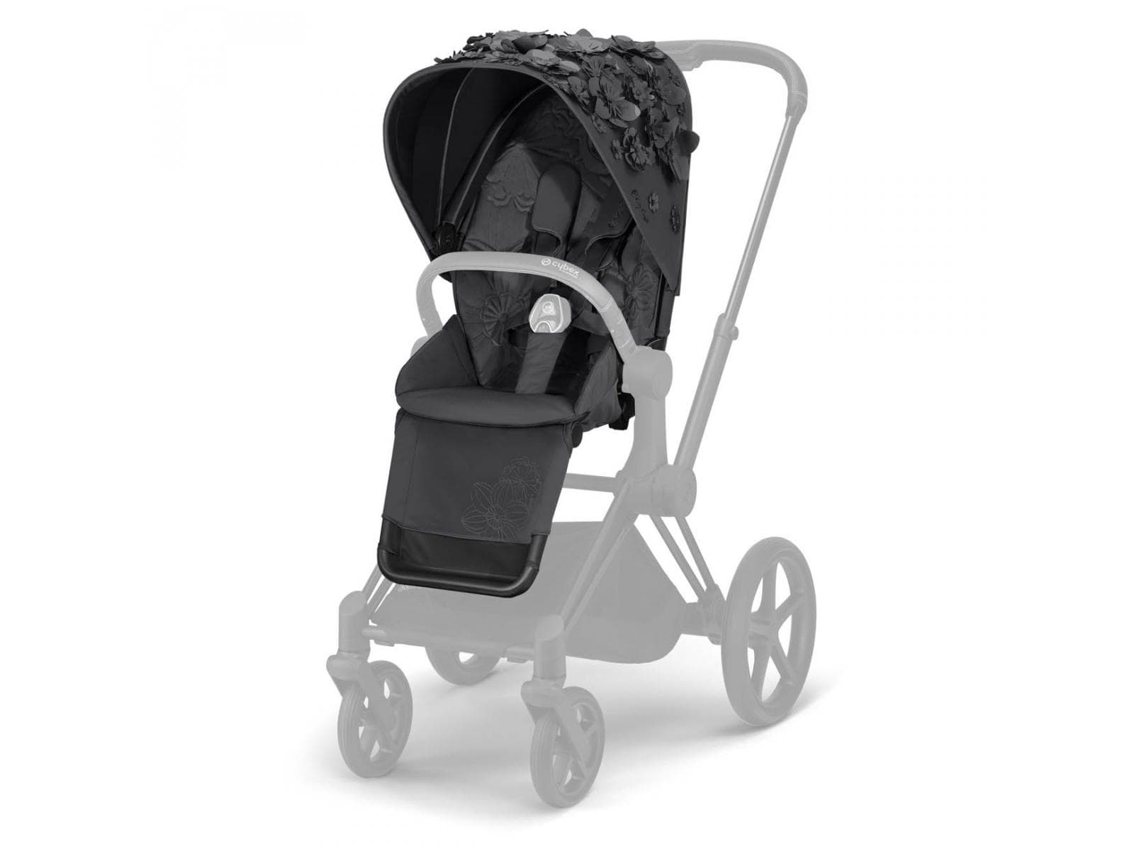 Текстиль для прогулянкового блоку Cybex Priam Simply Flowers Grey 521001335