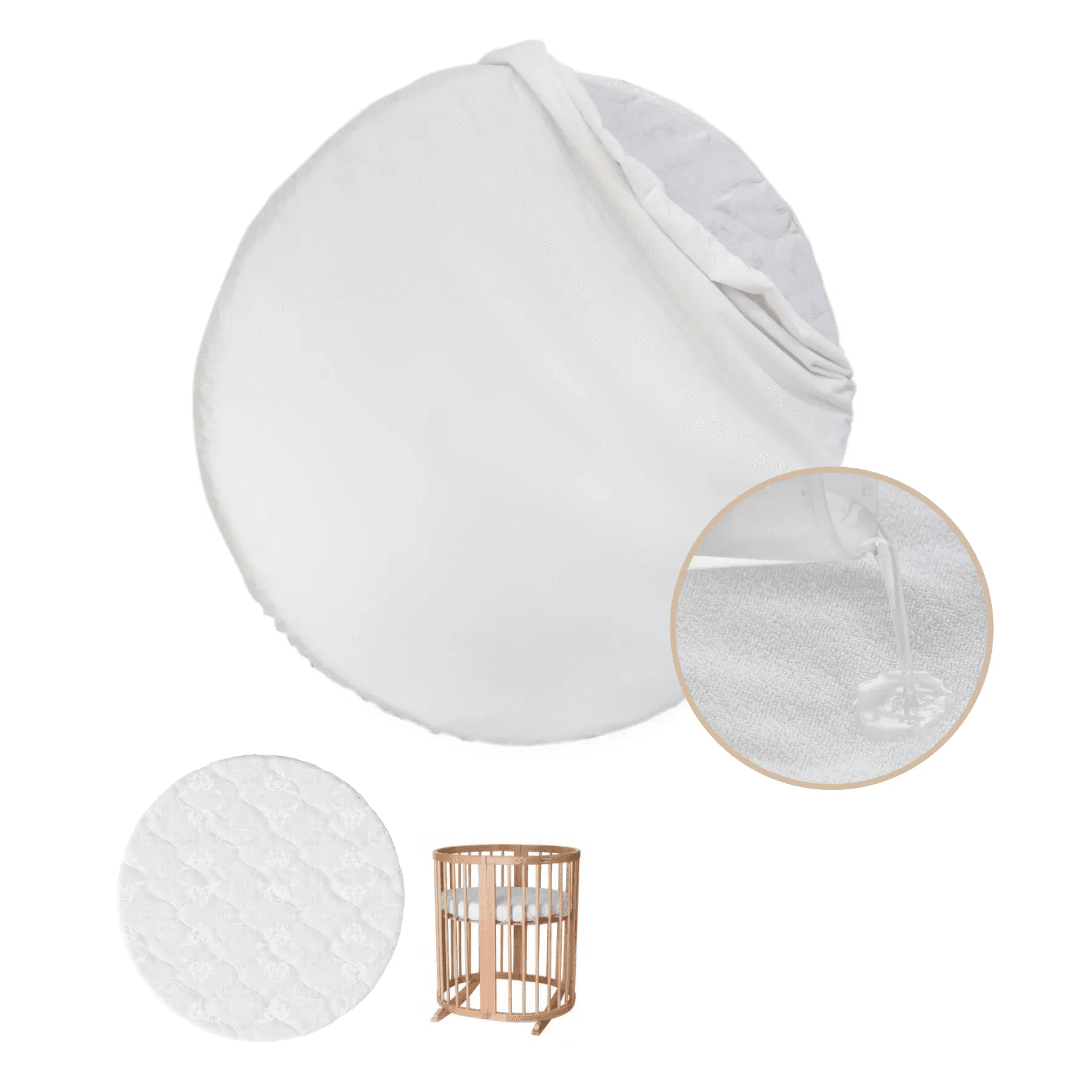 Наматрацник IngVart в люльку Smart Bed 100x100 см 2100029000001
