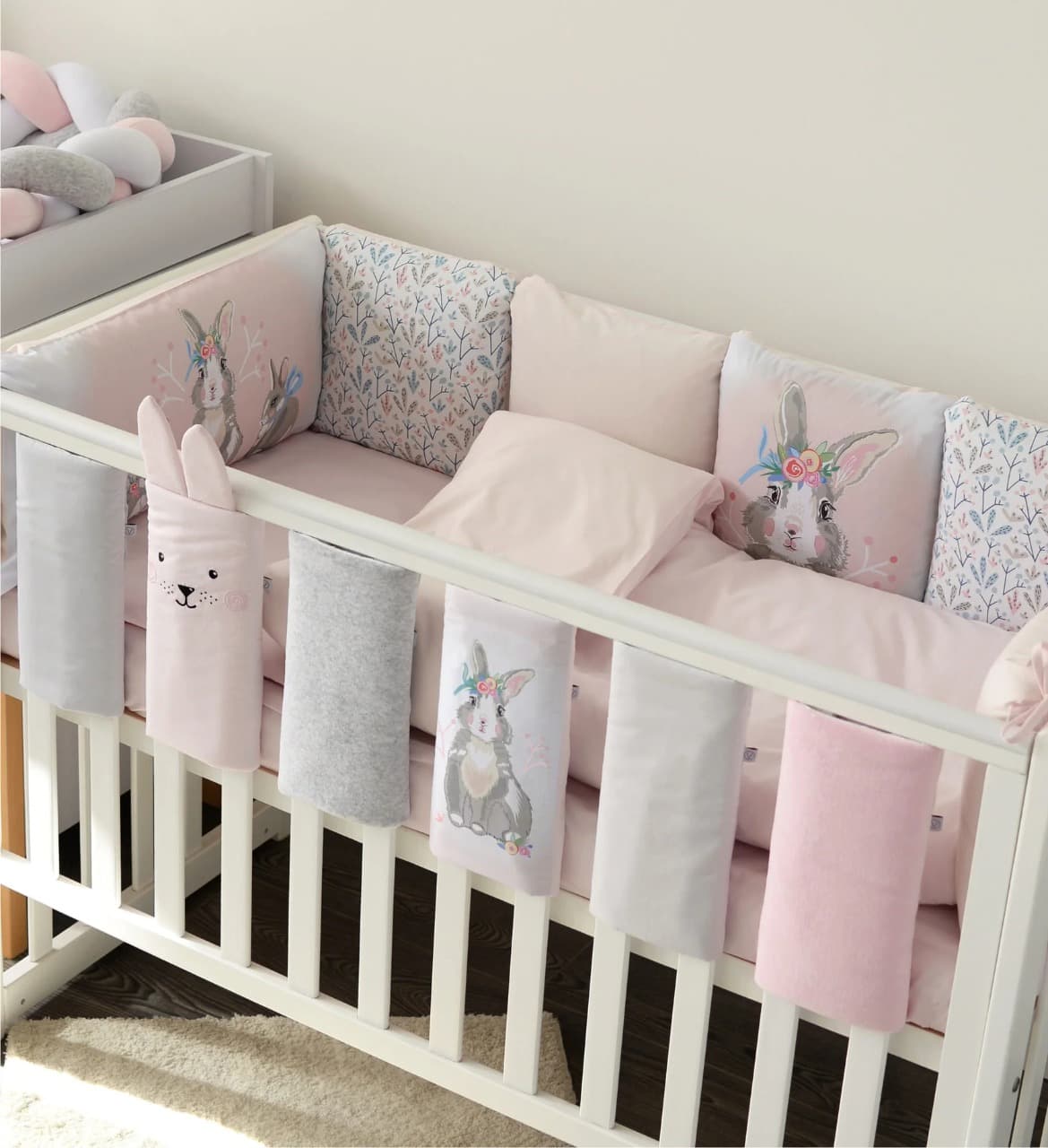 Постільний комплект Верес Summer Bunny pink 6од 217.12