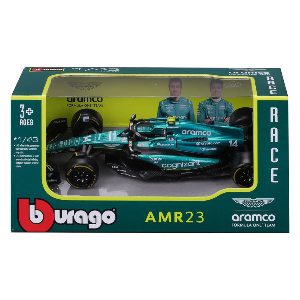 Автомодель Bburago Aston Martin AMR23 1:43 18-38090 фото 2
