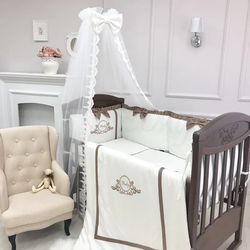 Постільний комплект Маленька Соня Belissimo 6од 025501 Chocolate фото 3