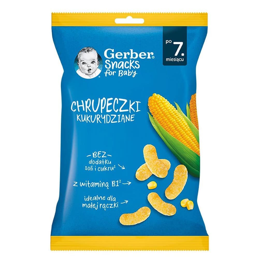 Снеки кукурудзяні Gerber 28г 906234