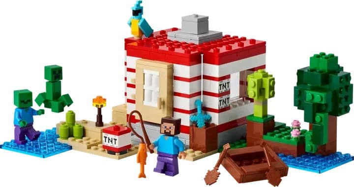 Конструктор Lego Minecraft Будинок з вибухівки в джунглях 287дет 21275