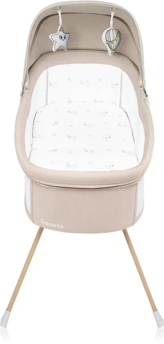 Ліжко-колиска 3в1 Lionelo Malin Evo Beige Natural LO-MALIN EVO BEIGE NATURAL фото 2