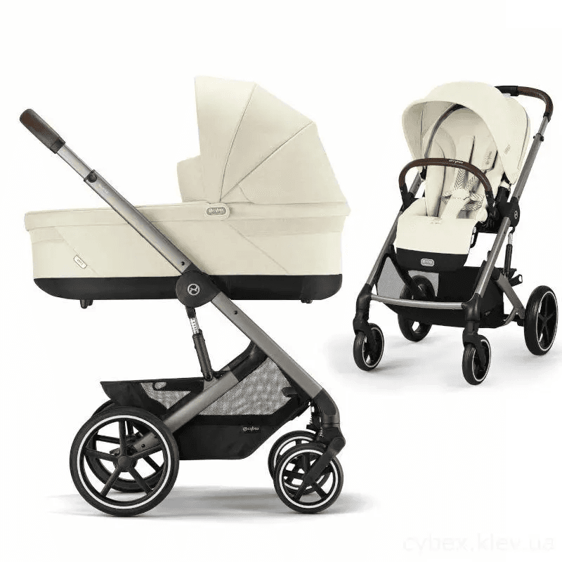 Коляска універсальна 2в1 Cybex Balios S Lux Taupe 2025 519020502 Seashell Beige