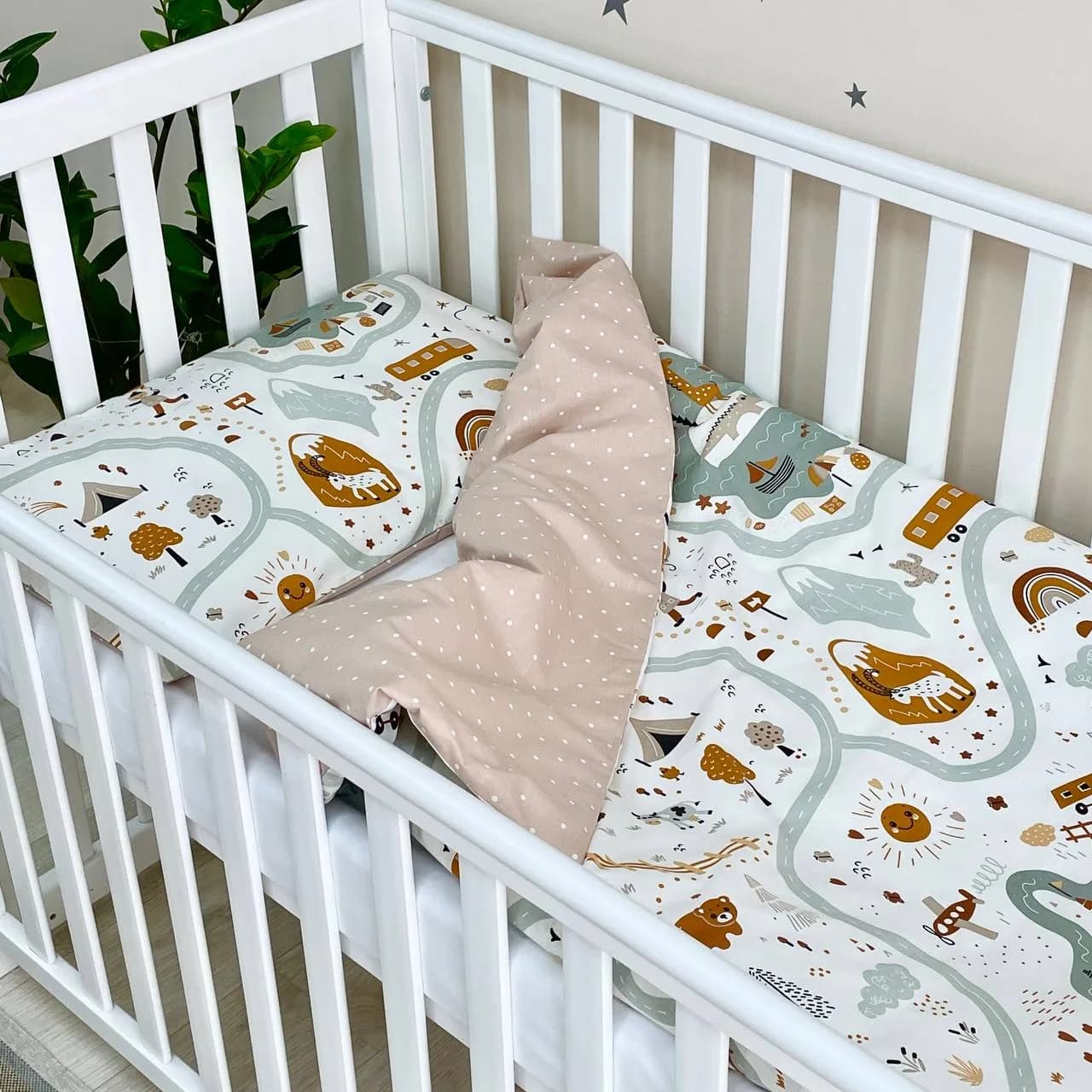 Змінний комплект Маленька Соня Baby Mix Залізна дорога 3од 039198 фото 2