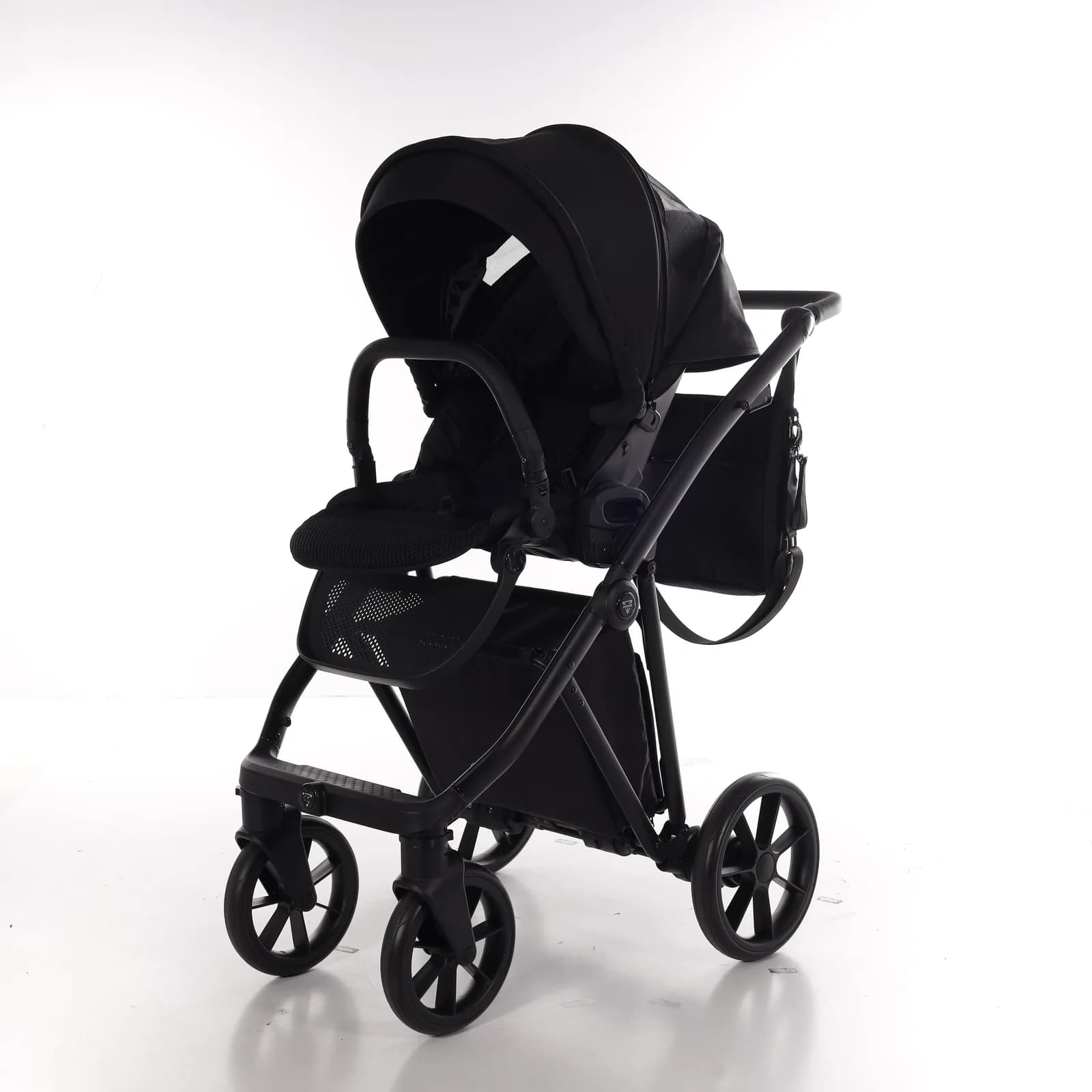Коляска універсальна 2в1 Junama Smart JS-BK-04 Black 04 фото 6