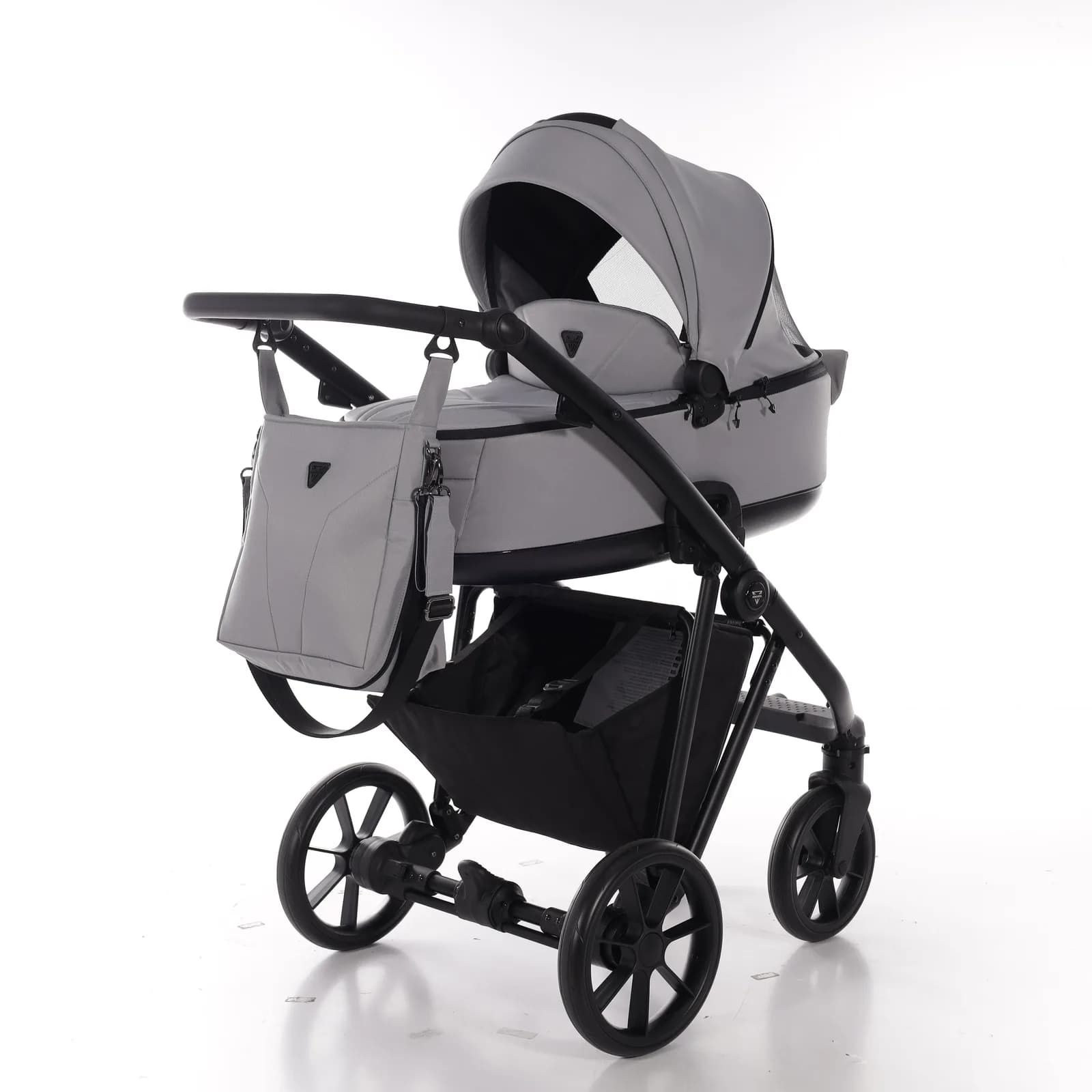 Коляска універсальна 2в1 Junama Smart JS-GY-01 Grey 01 фото 4