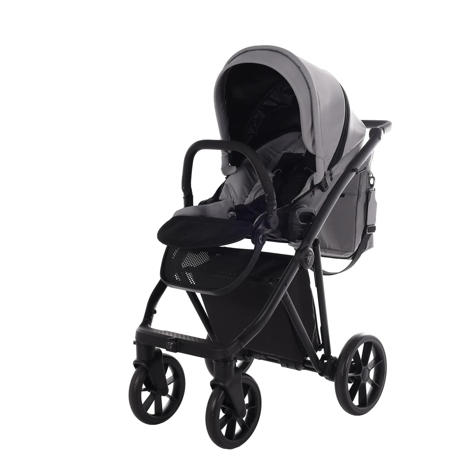 Коляска універсальна 2в1 Junama Smart JS-GY-01 Grey 01 фото 5