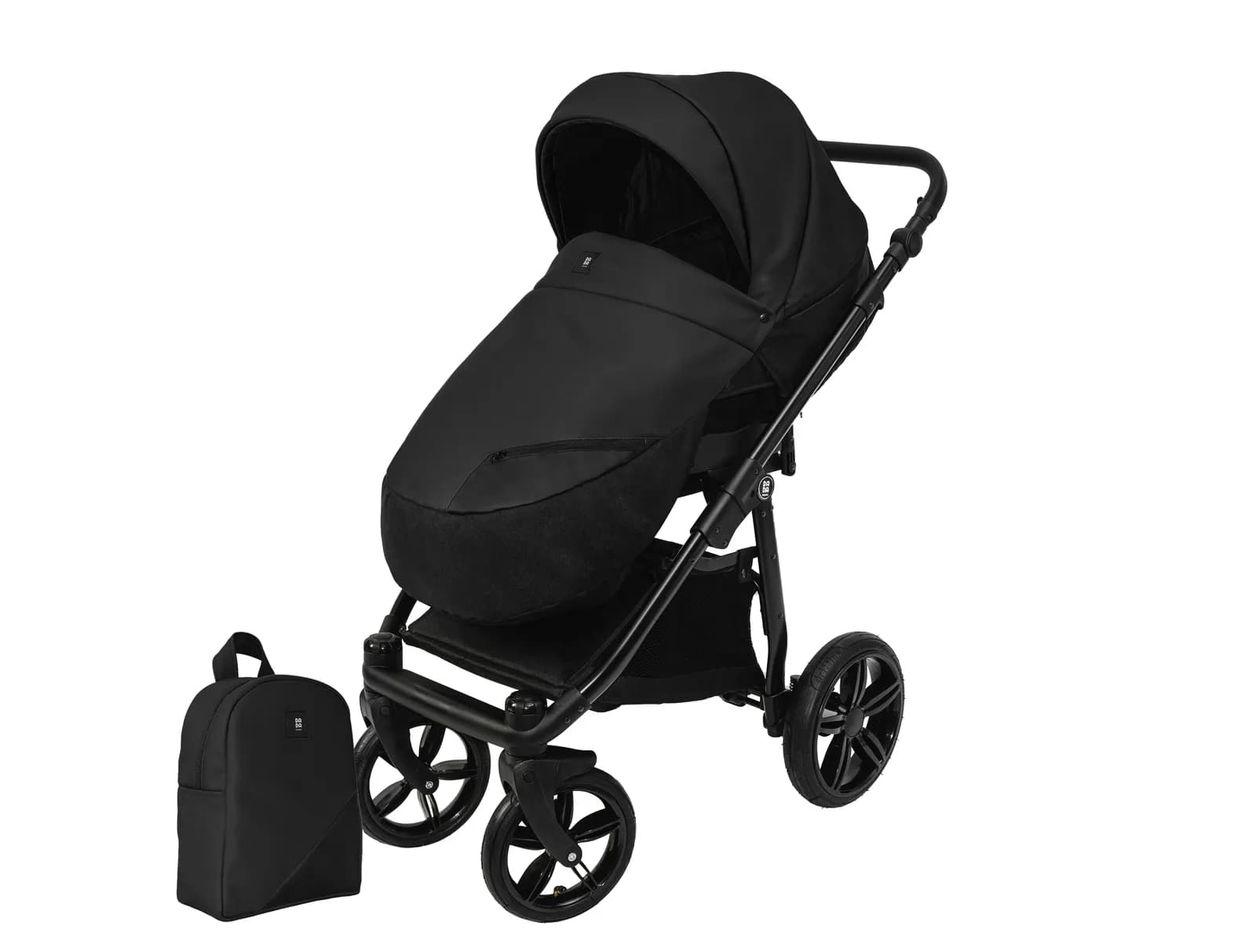 Коляска універсальна 2в1 Dada Tuvi D-T-BK Black фото 2