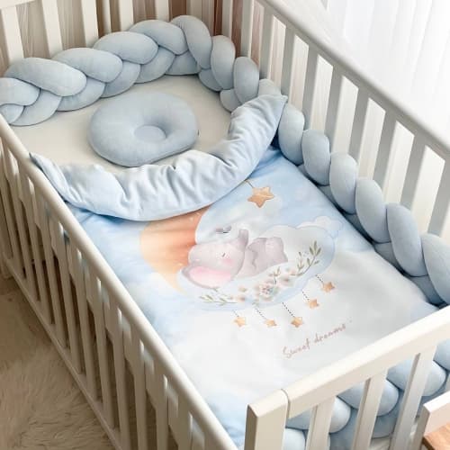 Постільний комплект Маленька Соня Колекція №8 Sweet Dream Слоник 5од 5001211