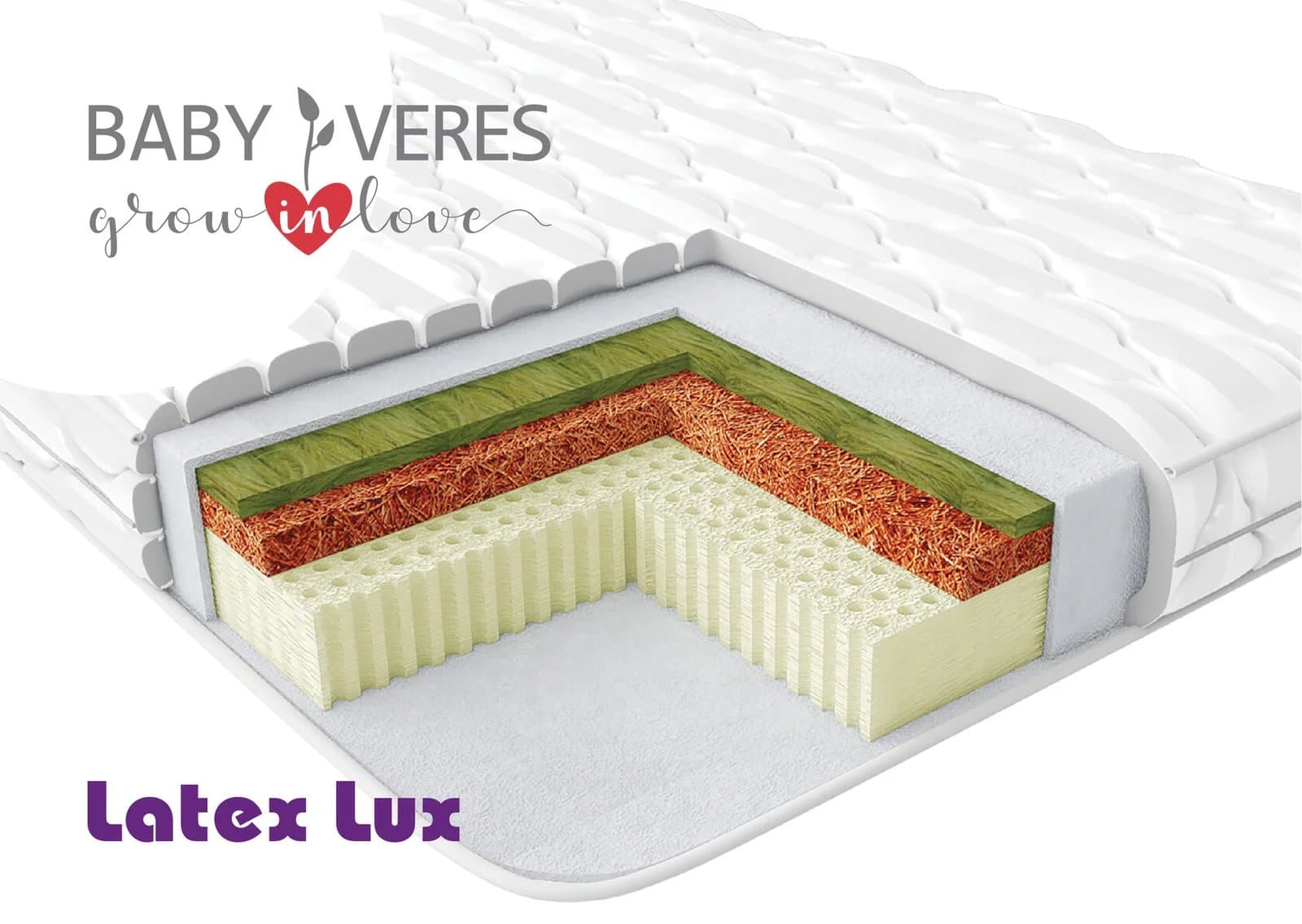 Матрац Верес Latex LUX 120х60х10 см 51.7.02