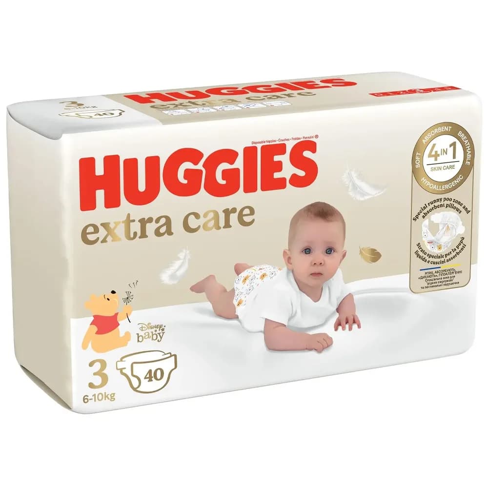 Підгузники Huggies Extra Care Jumbo (3) 40шт 574400 фото 2
