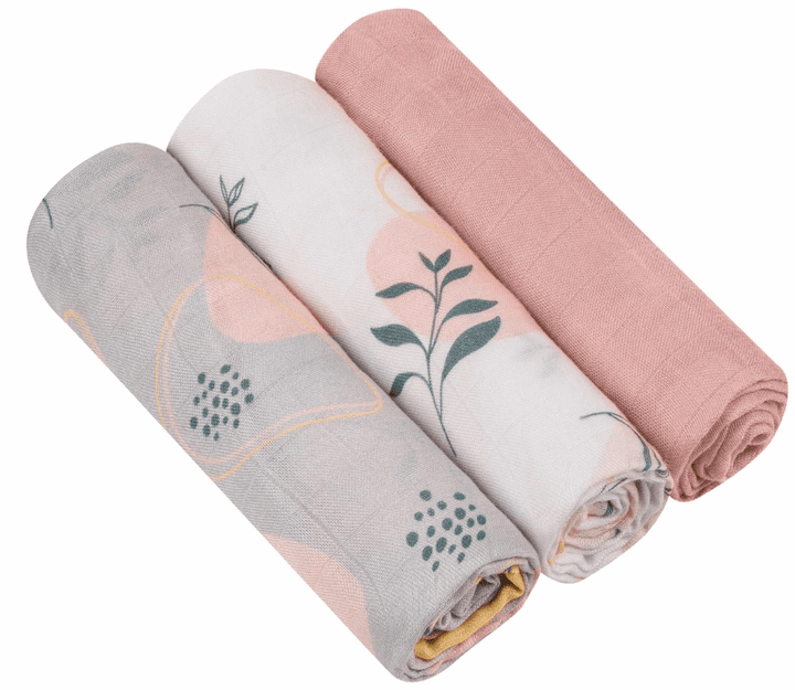 Пеленальний набір Lionelo Bamboo Set Leaf 3шт LO-BAMBOO SET LEAF