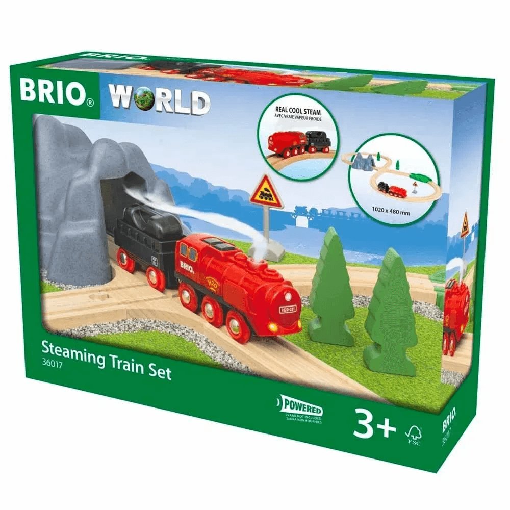 Дитяча залізниця BRIO з Поїздом з парою 36017