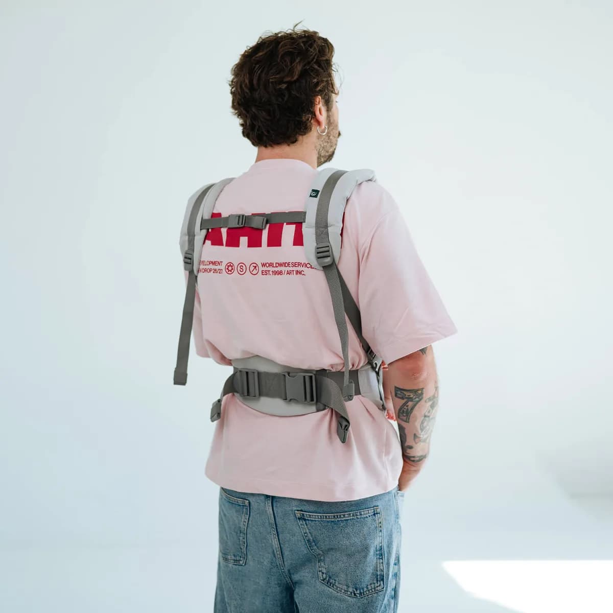 Рюкзак ергономiчний Love&Carry One Evo Срібло LC5010 фото 4