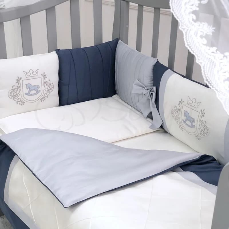 Постільний комплект Маленька Соня Royal 6од 260183 Blue фото 4