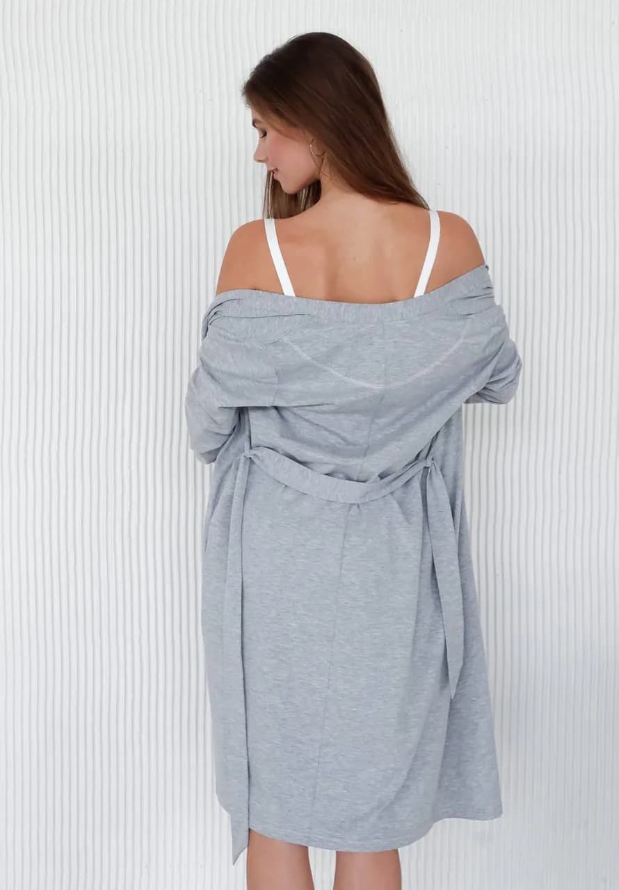 Халат для вагітних та годування XS-XL Мамин Дом La Rose 25314 фото 5 Халат для вагітних та годування XS-XL Мамин Дом La Rose 25314 фото 5