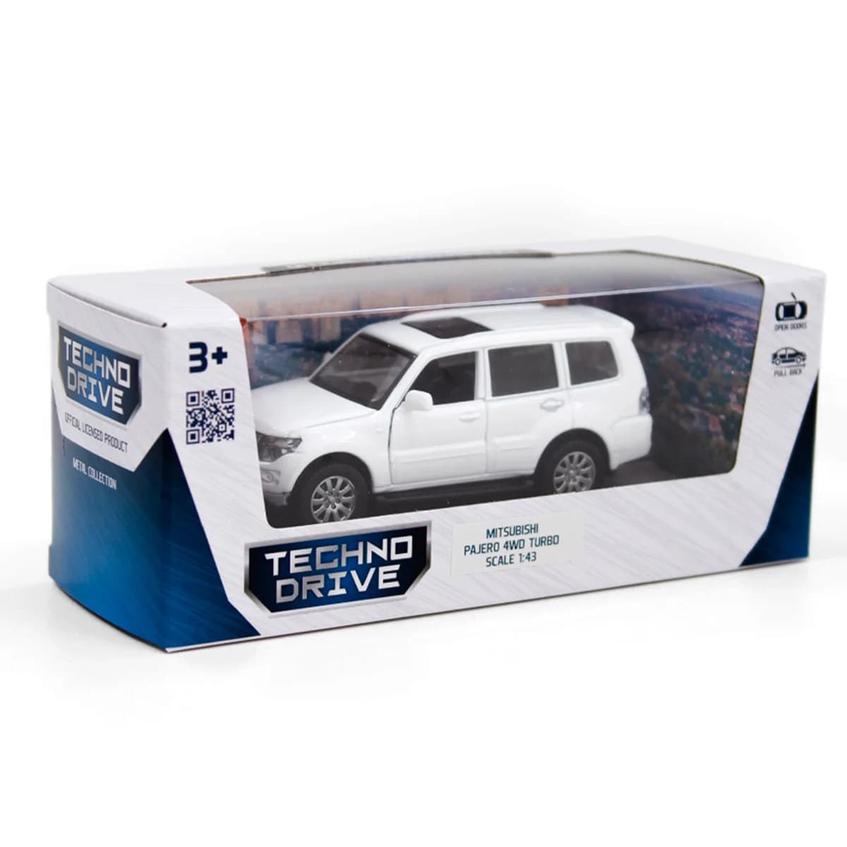 Машина TechnoDrive Mitsubishi Pajero 4WD Turbo 1:43 250283 фото 10