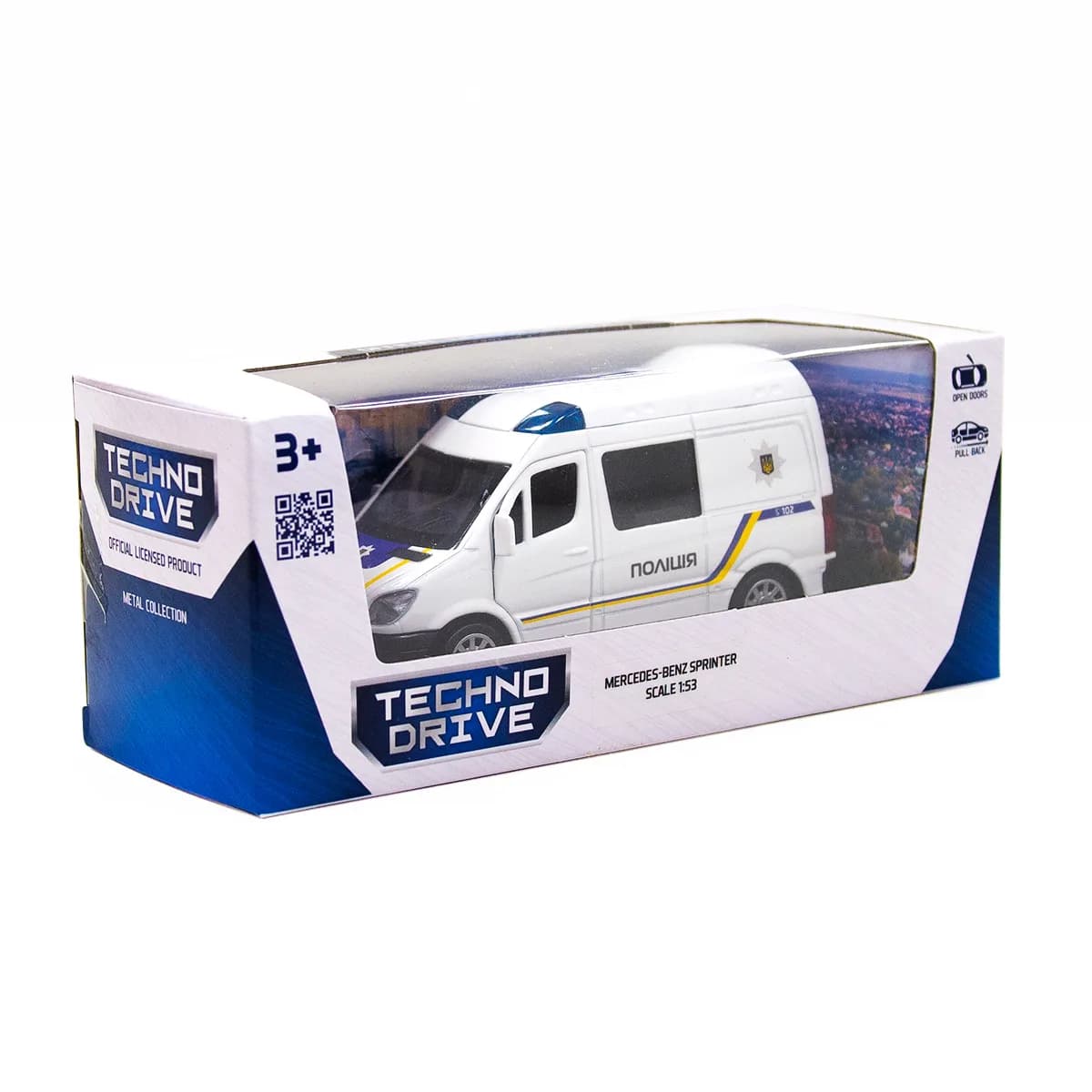 Машина Techno Drive Mercedes-Benz Sprinter Поліція 250294 фото 2
