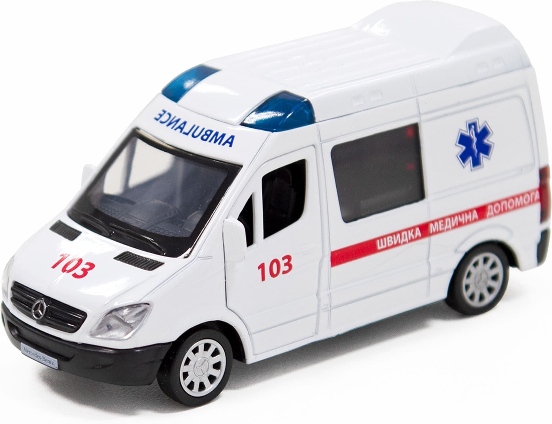 Машина Techno Drive Mercedes Benz Sprinter Швидка допомога 1:32 250344U