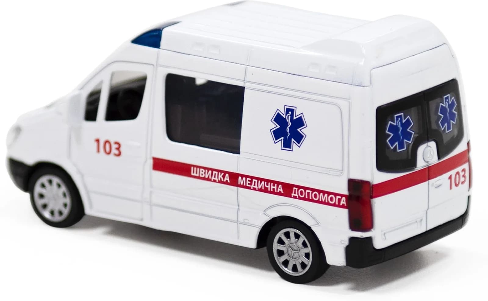 Машина Techno Drive Mercedes Benz Sprinter Швидка допомога 1:32 250344U фото 3