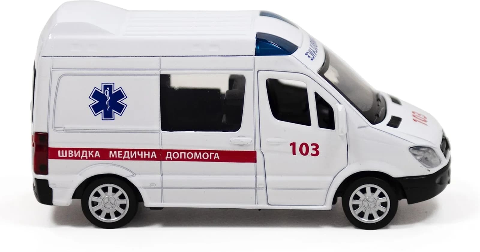 Машина Techno Drive Mercedes Benz Sprinter Швидка допомога 1:32 250344U фото 5