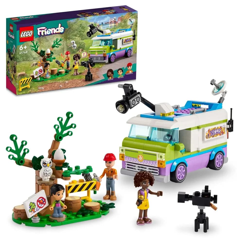 Конструктор LEGO Friends Фургон редакції новин 446дет 41749 фото 2 Конструктор LEGO Friends Фургон редакції новин 446дет 41749 фото 2