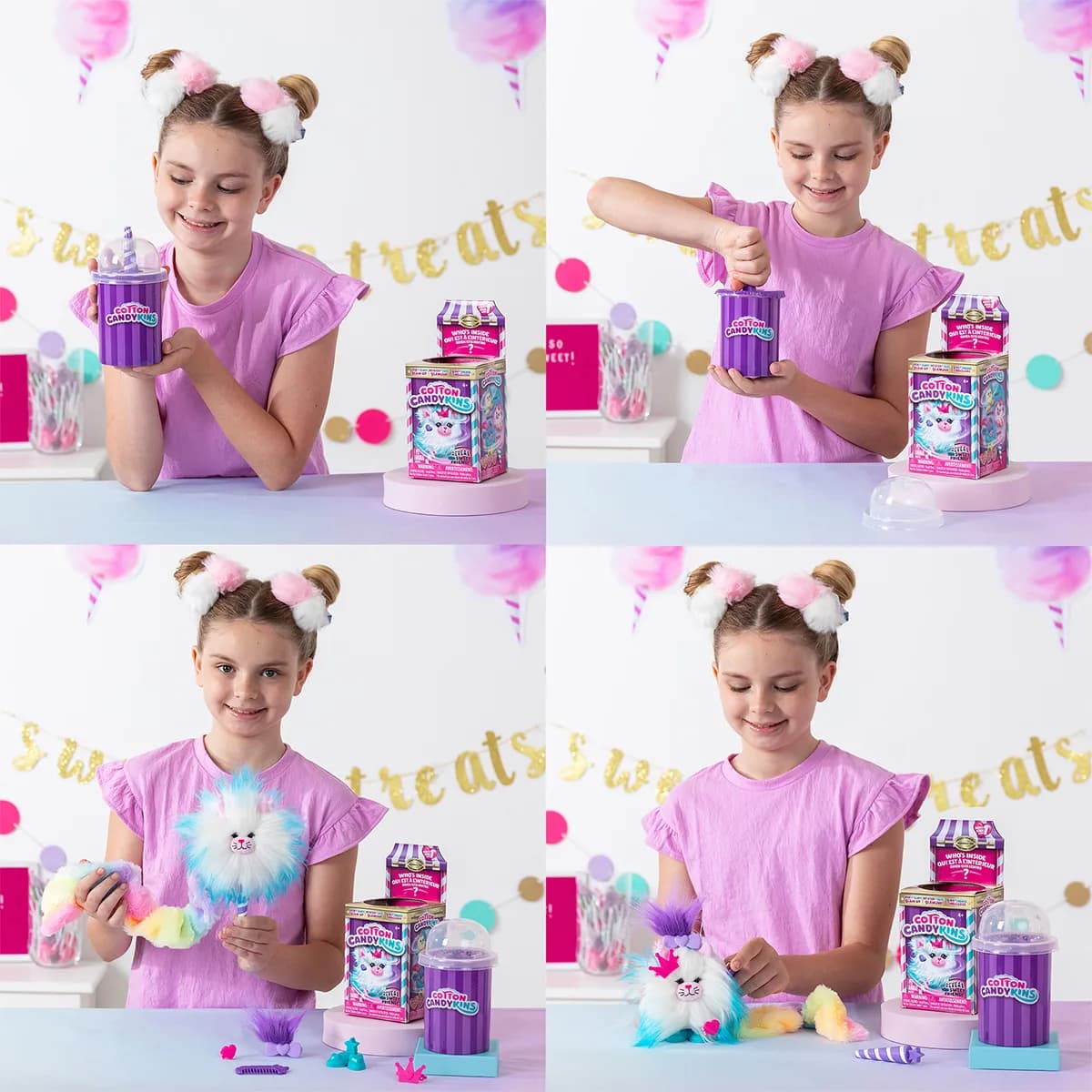 Іграшка-сюрприз м'яка Cotton Candykins Пухнастий улюбленець 27301 фото 4