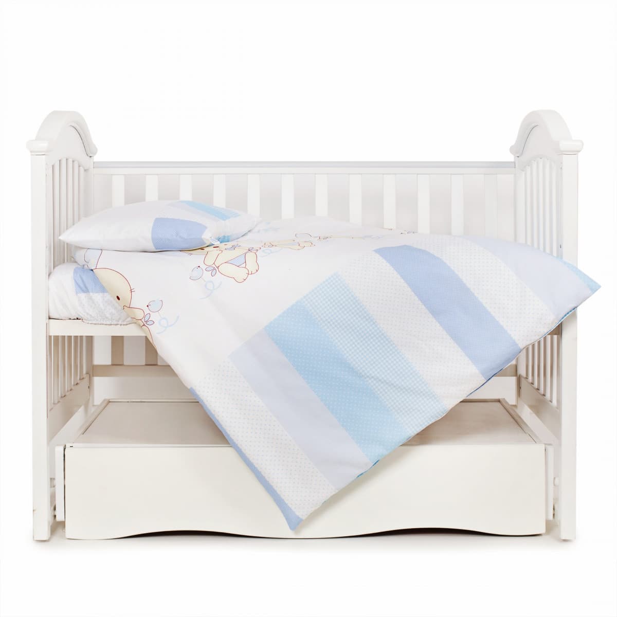 Змінний комплект Twins Dolce Друзі зайчики 3од 3060-D-003 blue