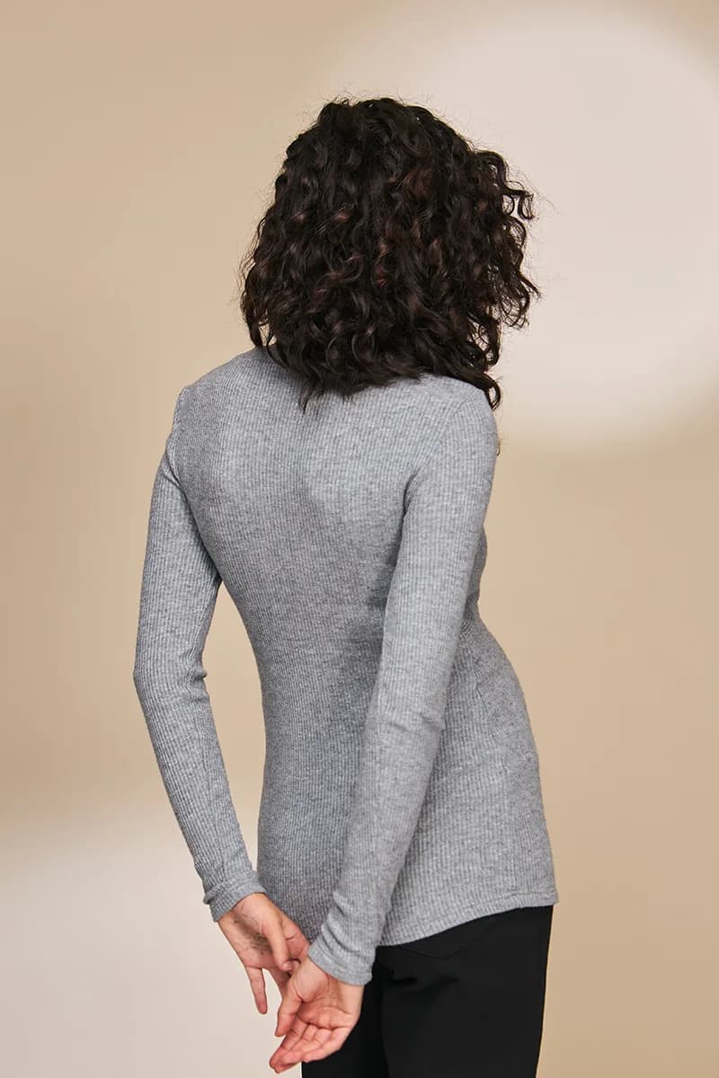 Джемпер для вагітних і годування S-XL Юла мама MELANIA BL-33.022 -сірий фото 9