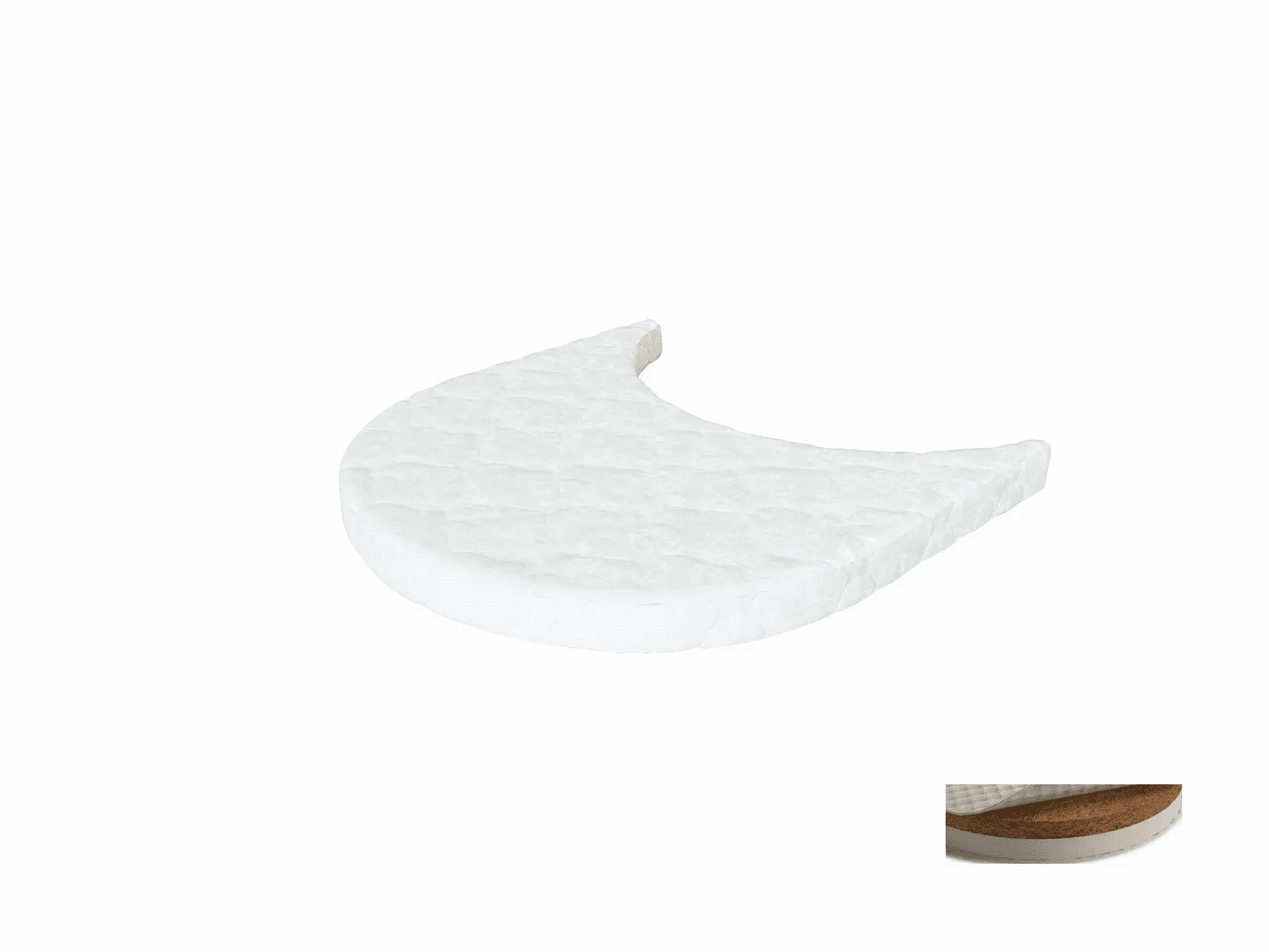 Матрац-півмісяць IngVart Smart Bed Round 72х65 см 72172733