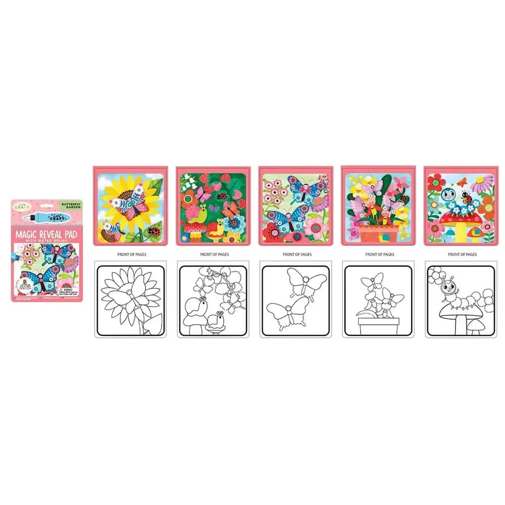 Розмальовка водна Let's Craft Яскраві метелики MRP013 фото 2