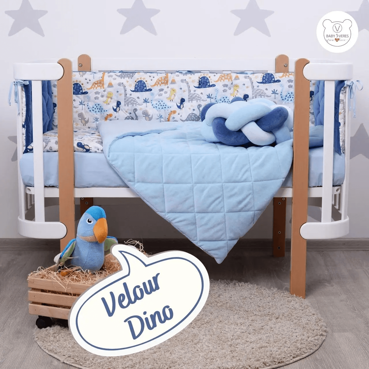 Постільний комплект Верес Velour Dino 5од 218.03