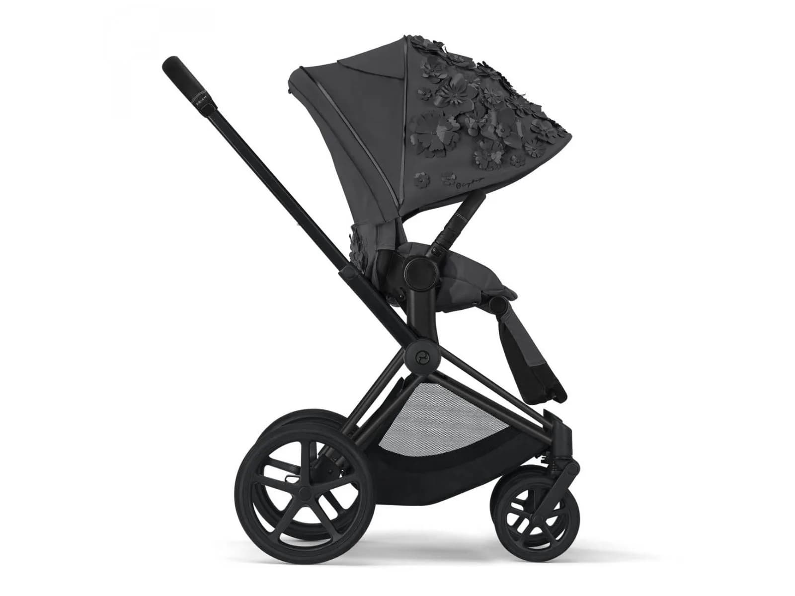 Текстиль для прогулянкового блоку Cybex Priam Simply Flowers Grey 521001335 фото 2