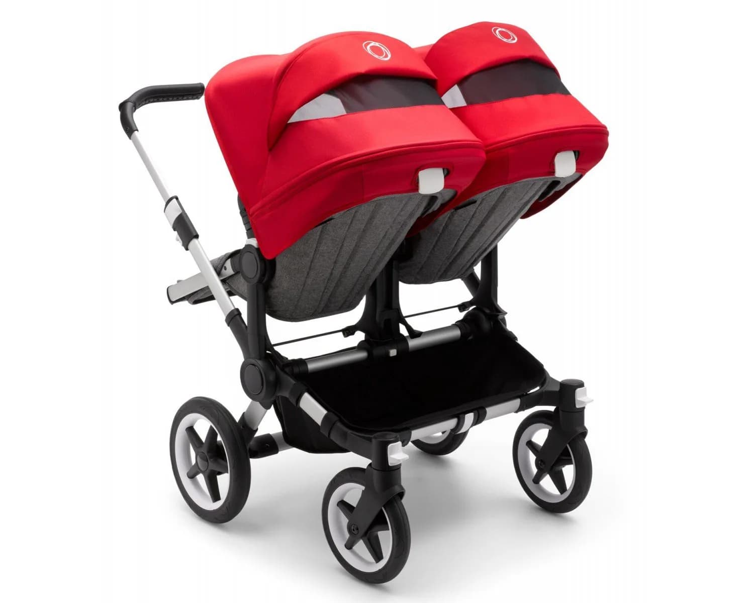 Прогулянковий блок Bugaboo до коляски для двійні DONKEY3 ALU/GREY MELANGE-RED 180128GM02 фото 2