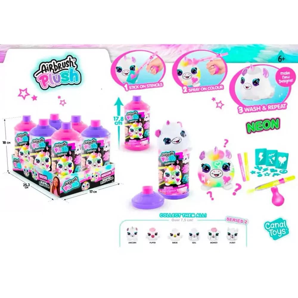 Набір для творчості Canal Toys DIY Airbrush Неон міні сюрприз AIR020 фото 8 Набір для творчості Canal Toys DIY Airbrush Неон міні сюрприз AIR020 фото 8