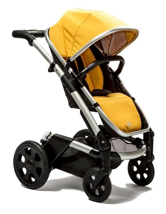 Коляска універсальна 2в1 HeeTee MAYFAIR Black/Mustard MF1.N.2P.BMT фото 2