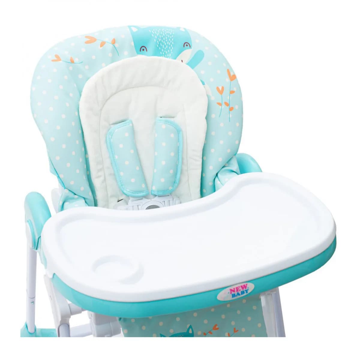 Стільчик для годування Twins Baby Mix Fox Blue 39246 фото 4