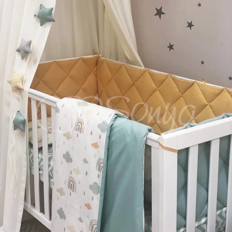 Постільний комплект Маленька Соня Baby Mix Веселки 6од 0291501 фото 6