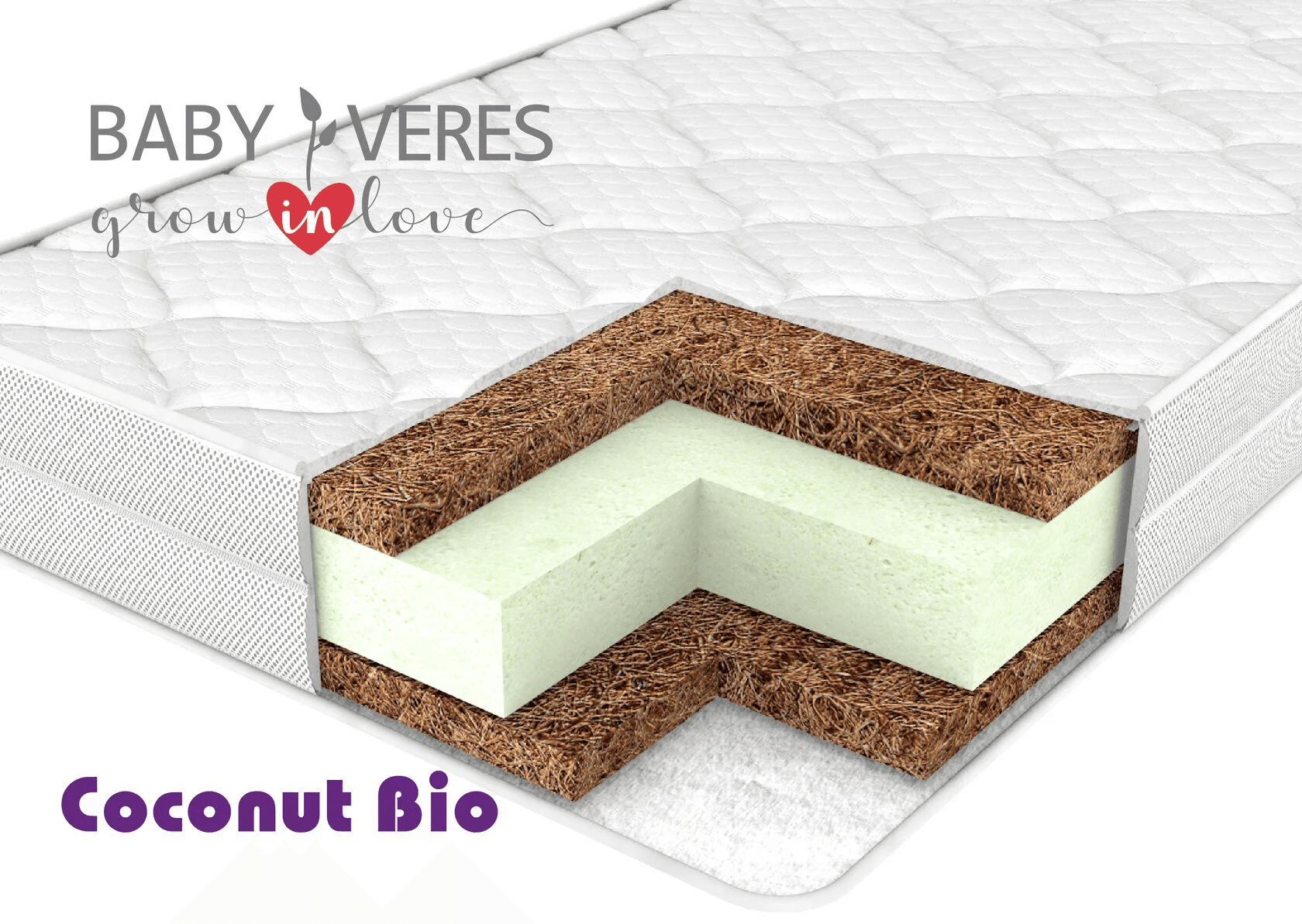 Матрац Верес Coconut bio 120х60х8 см 50.7.07