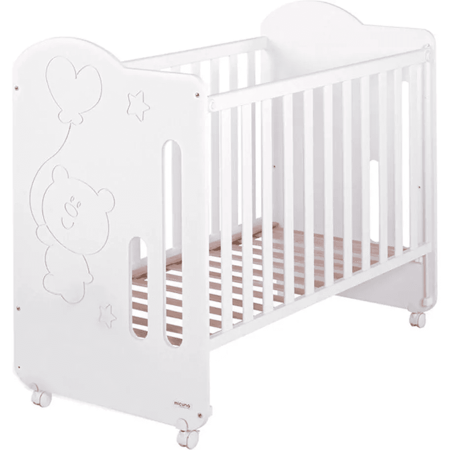 Ліжко дитяче Micuna Globito 120х60 см White SWEET GLOBITO WHITE