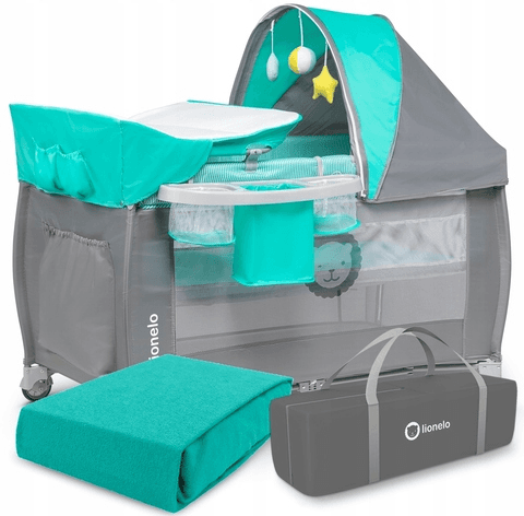 Манеж Lionelo Sven Plus Turquoise Grey LO-SVEN PLUS TURQUOISE GREY